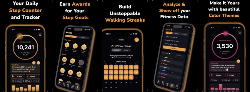 StepGoals (iOS) - Smart Step Counter