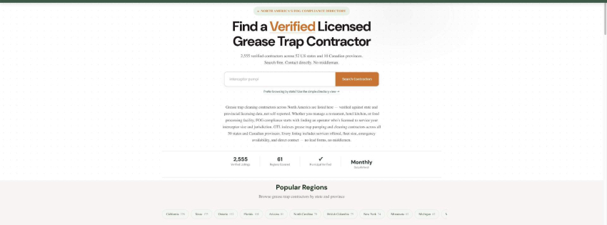 Grease Trap Locator