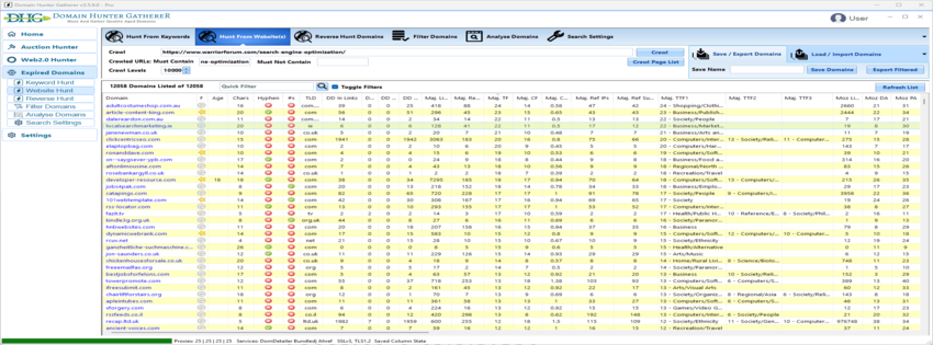 Domain Hunter Gatherer